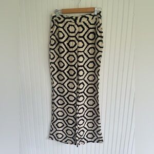 new Sincerely Jules Boho Wide Leg Lounge Pants Ikat M